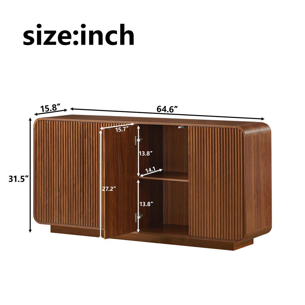 64" Buffet Sideboard Cabinet with Storage