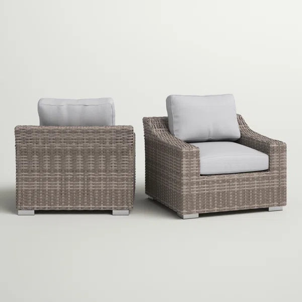 Fully Assembled Patio Chair with Cushions 2