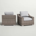 Fully Assembled Patio Chair with Cushions 2