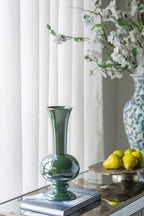 47" Rectangular Console Table with Elegant Floral Design