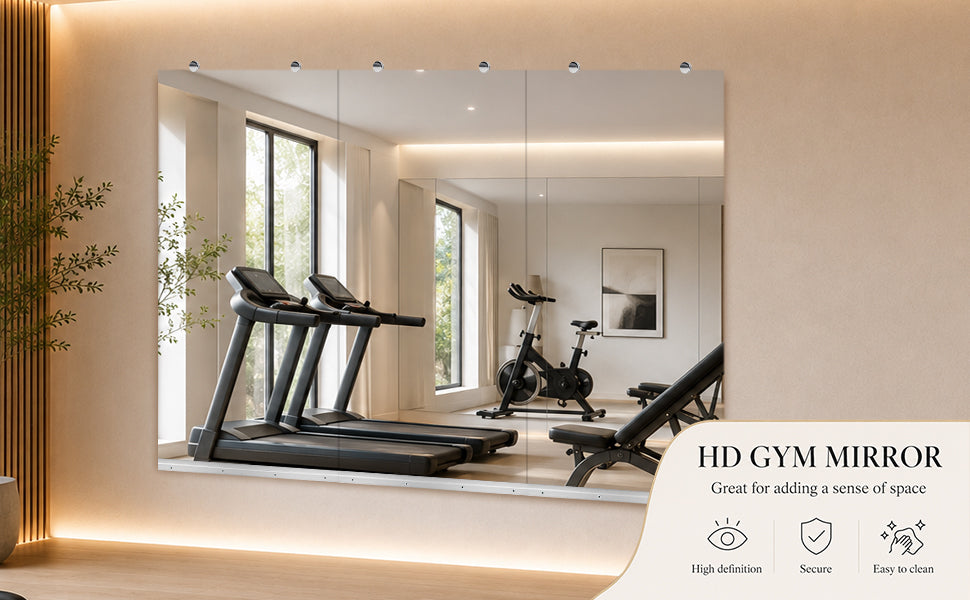 Gym Mirror 24x48 Inch - 3pcs