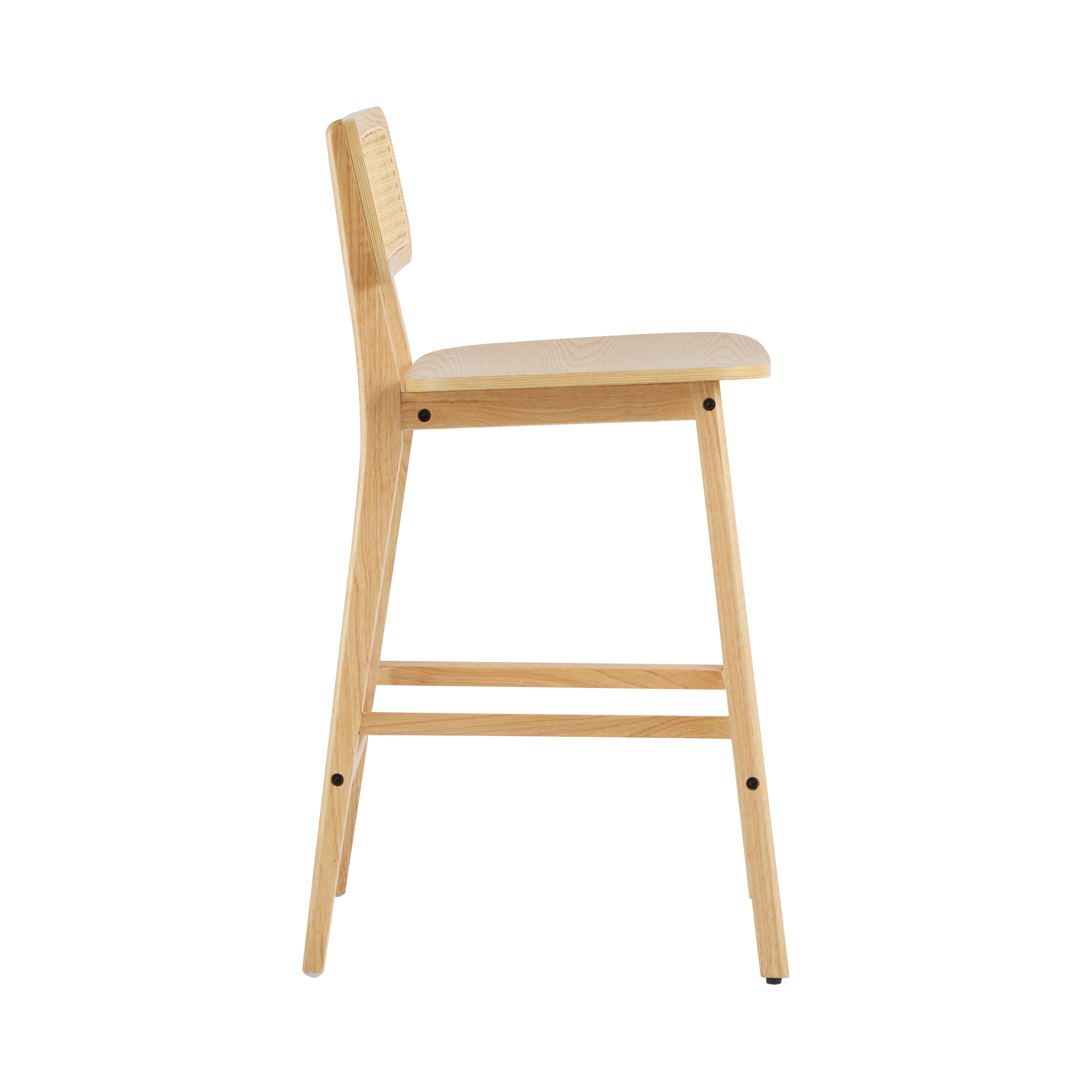 Bari Indoor Wood Barstool