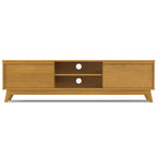 Lennon 72 Inch Wide Solid Wood Low TV Stand