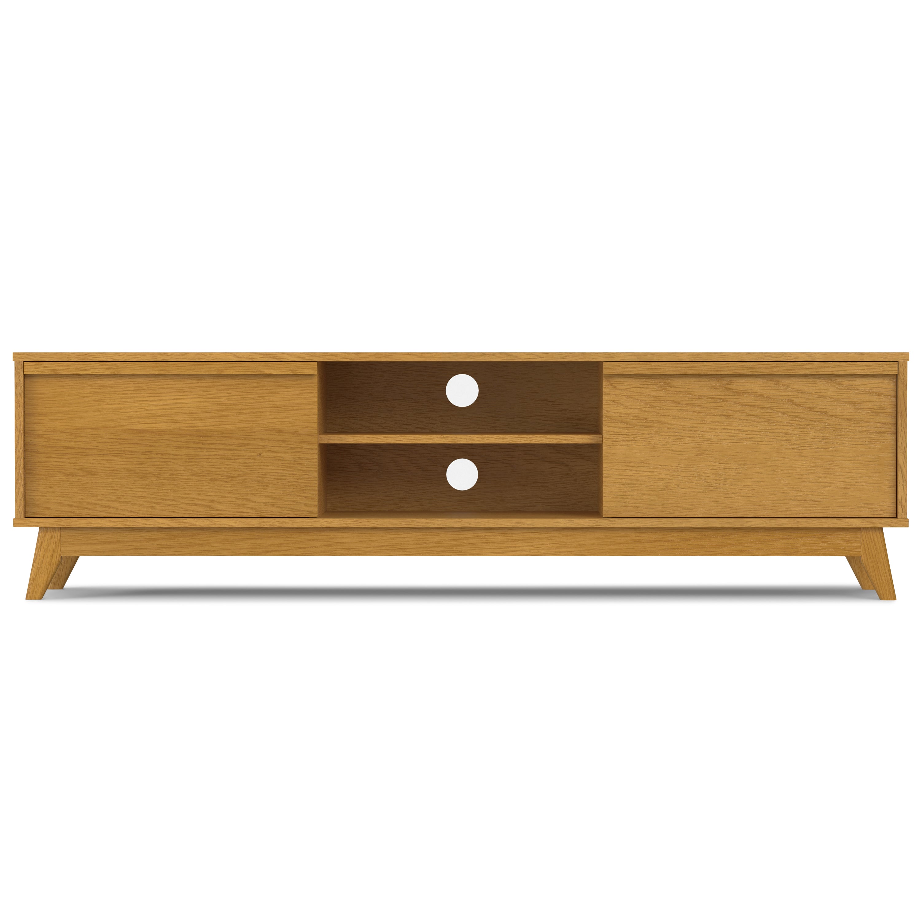 Lennon 72 Inch Wide Solid Wood Low TV Stand
