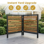 2-Panel Outdoor Air Conditioner Fence Screen
