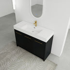 48 Inch Freestanding Bathroom Vanity with Resin Sink