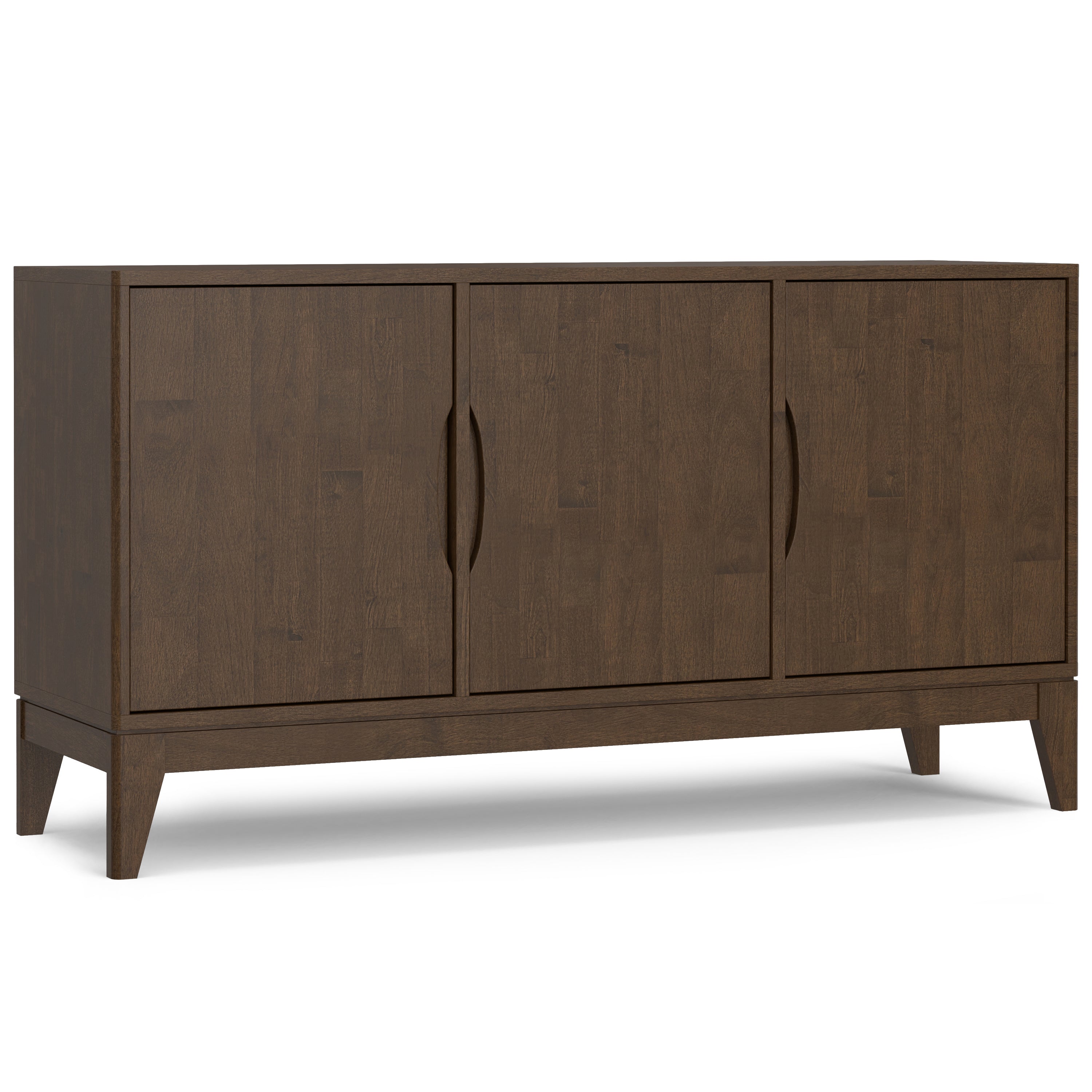 Harper 60 Inch Wide Solid Wood 3 Door Sideboard Buffet