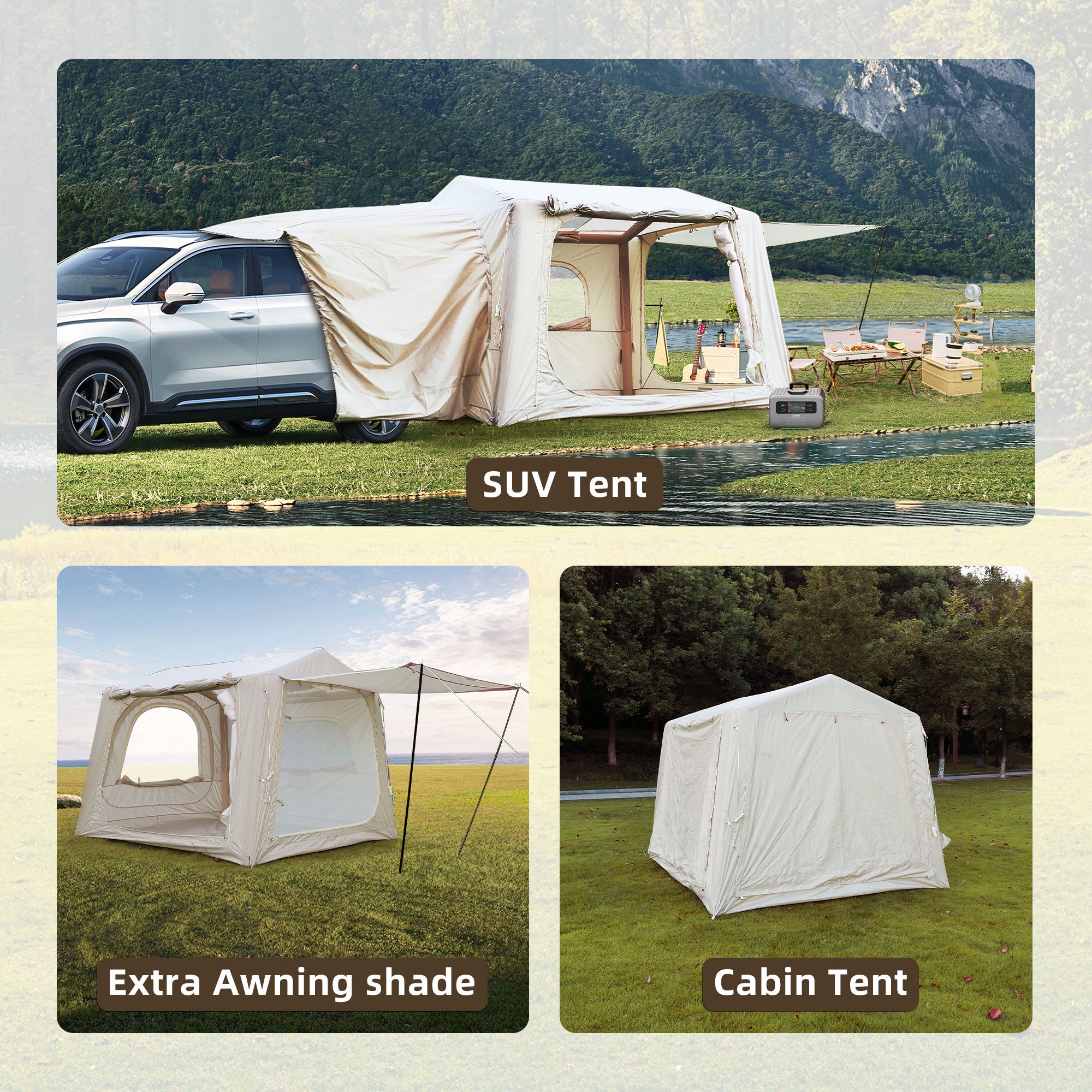 VKAMP Inflatable Tent for 4-8 Adults