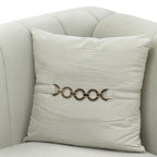 Modern Velvet Upholstered Sofa Set of 2