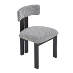 Upholstered Armless Dining Chairs With Metal Legs (Set of 2)