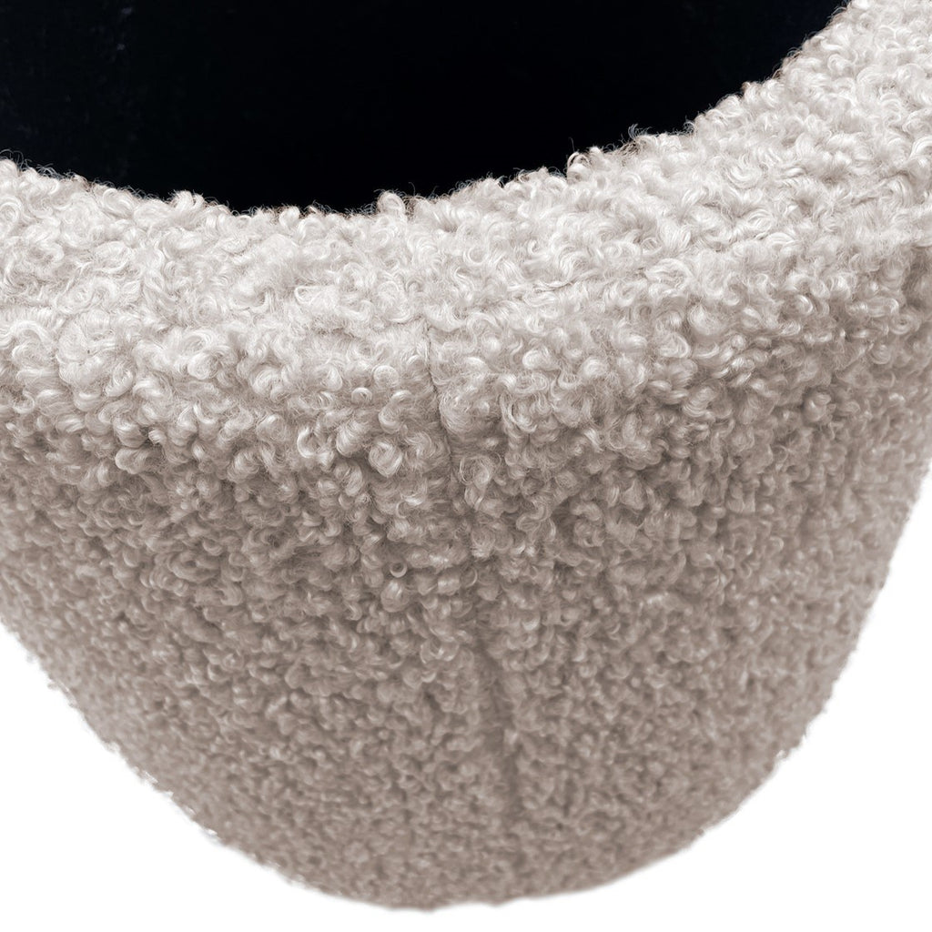 Round Storage Ottoman