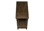 2 Tier Accent Table with Storage Drawer