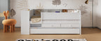 Multi-Functional Twin Daybed with Drawers and Trundle