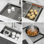 30" Undermount Kitchen Sink - 16 Gauge Stainless Steel Workstation
