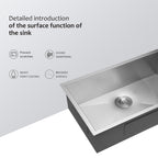 30 Inch Undermount Stainless Steel Kitchen Sink