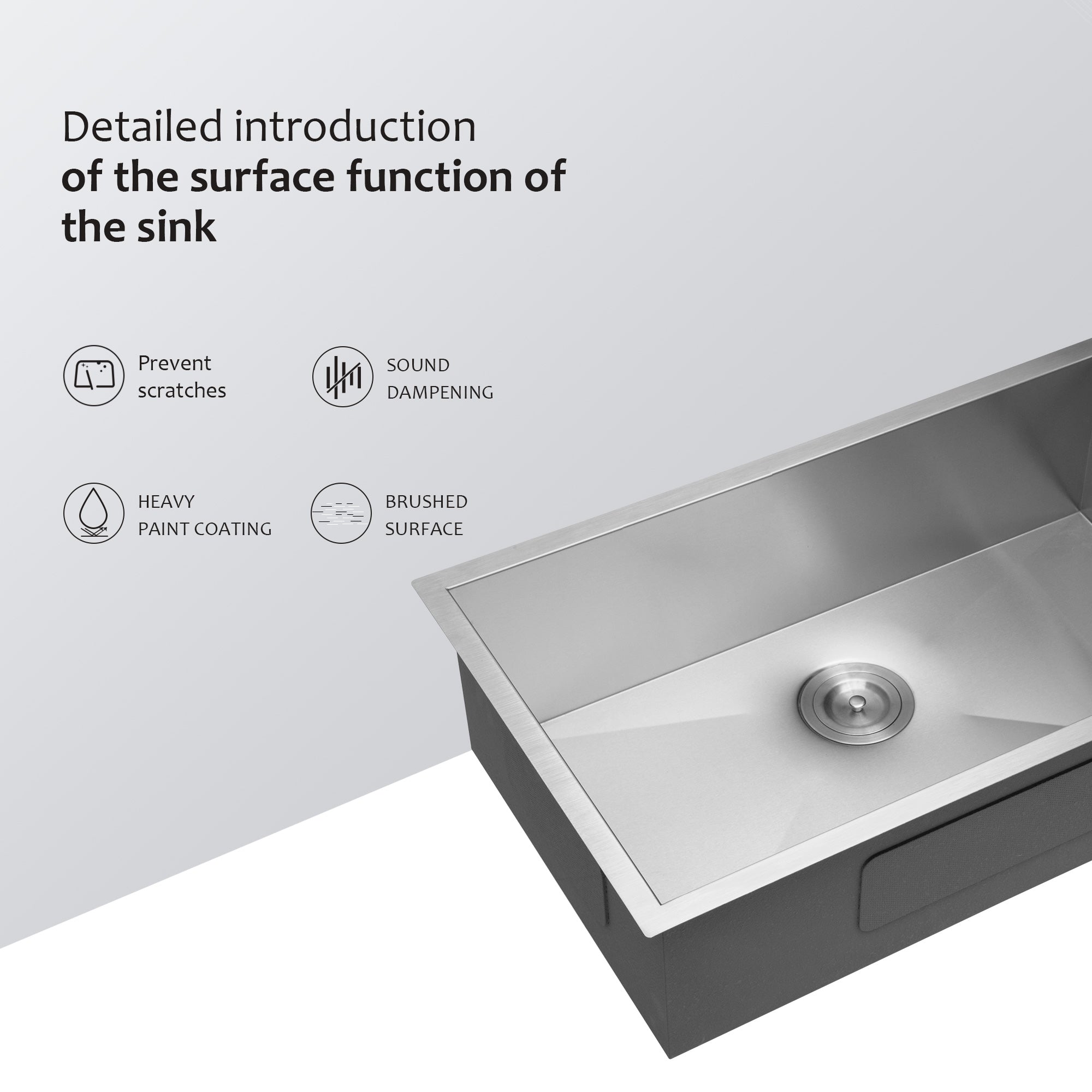 30 Inch Undermount Stainless Steel Kitchen Sink