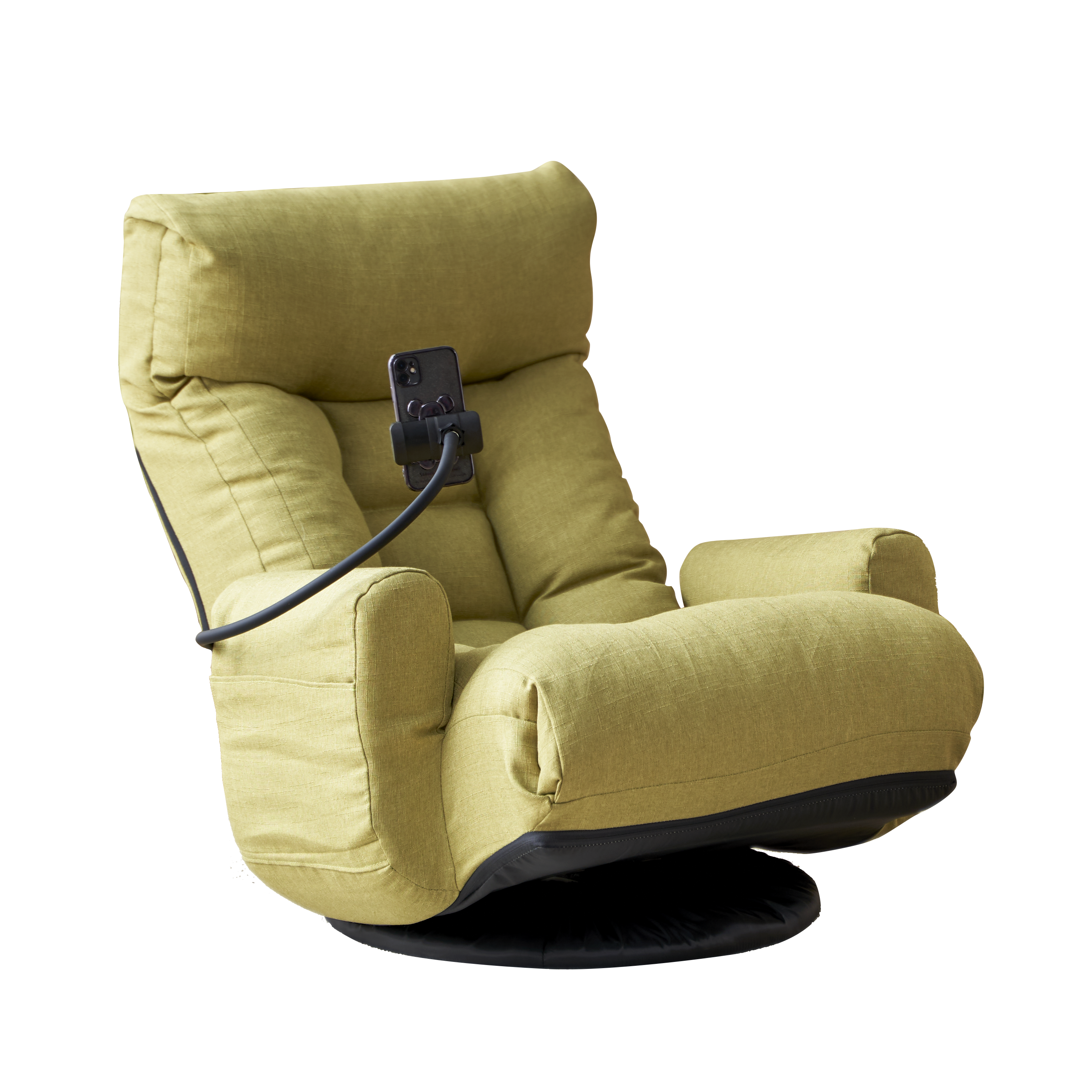 Adjustable Head and Waist Game Chair