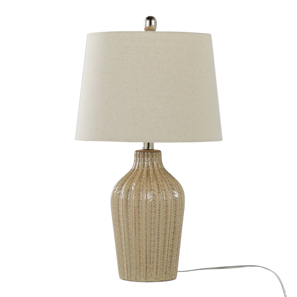 Rockwell 23" Contemporary Ceramic Table Lamp in Cuban