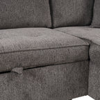 104.5" Modern L-Shape 3 Seat Reversible Sectional Couch