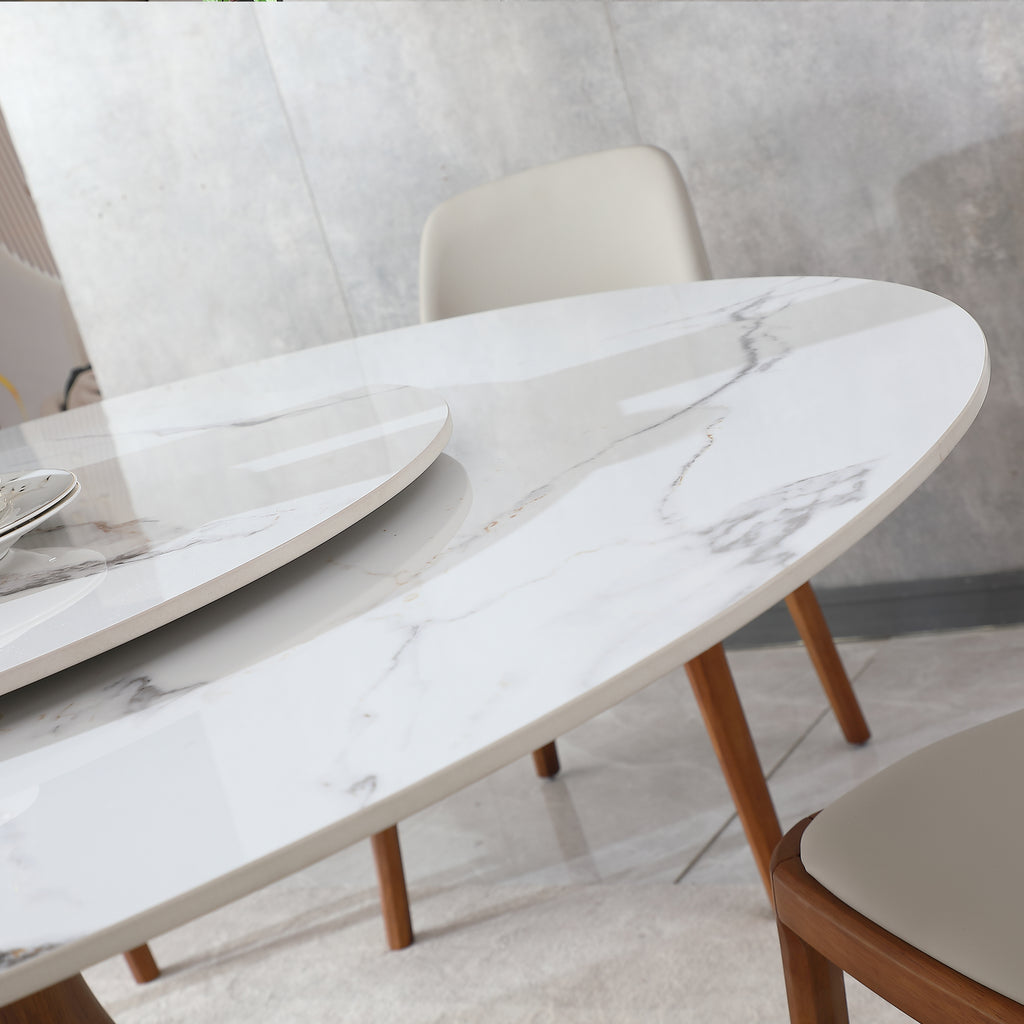 53" Round Sintered Stone Dining Table