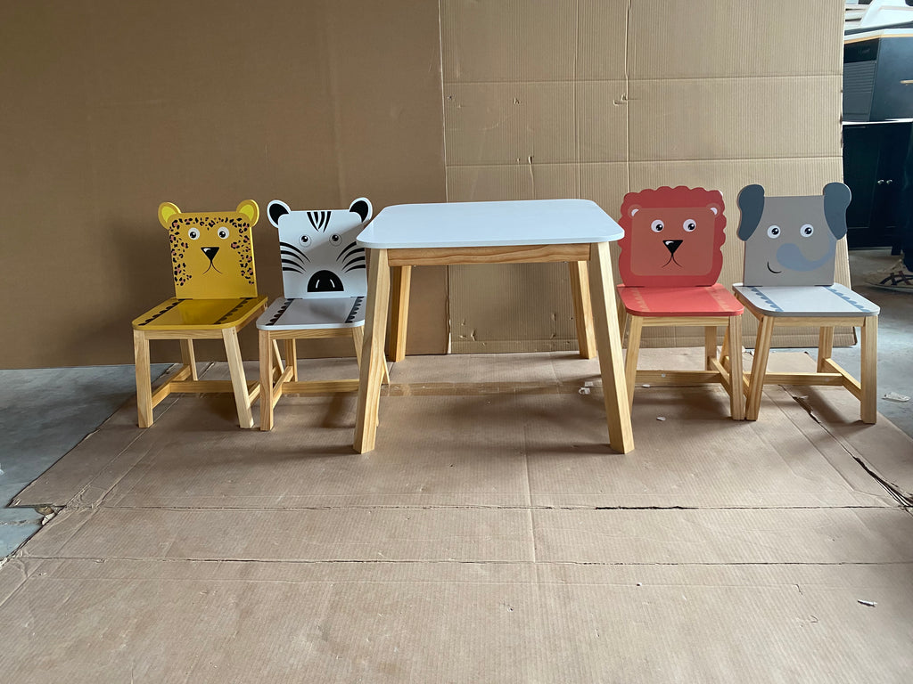 5 Piece Kiddy Table and Chair Set