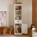 75'' Freestanding Display Bookshelf with Storage & Cabinet