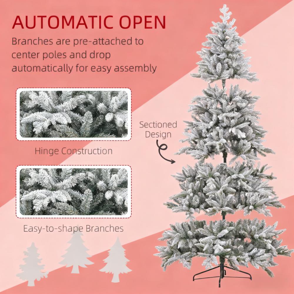 Festive Christmas Decor Artificial Flocked Christmas Tree