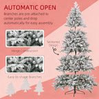 Festive Christmas Decor Artificial Flocked Christmas Tree
