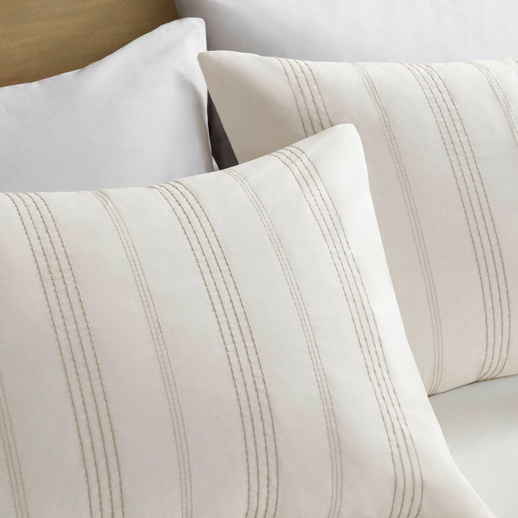 6-Piece Cal King Cotton Jacquard Oversized Comforter Set