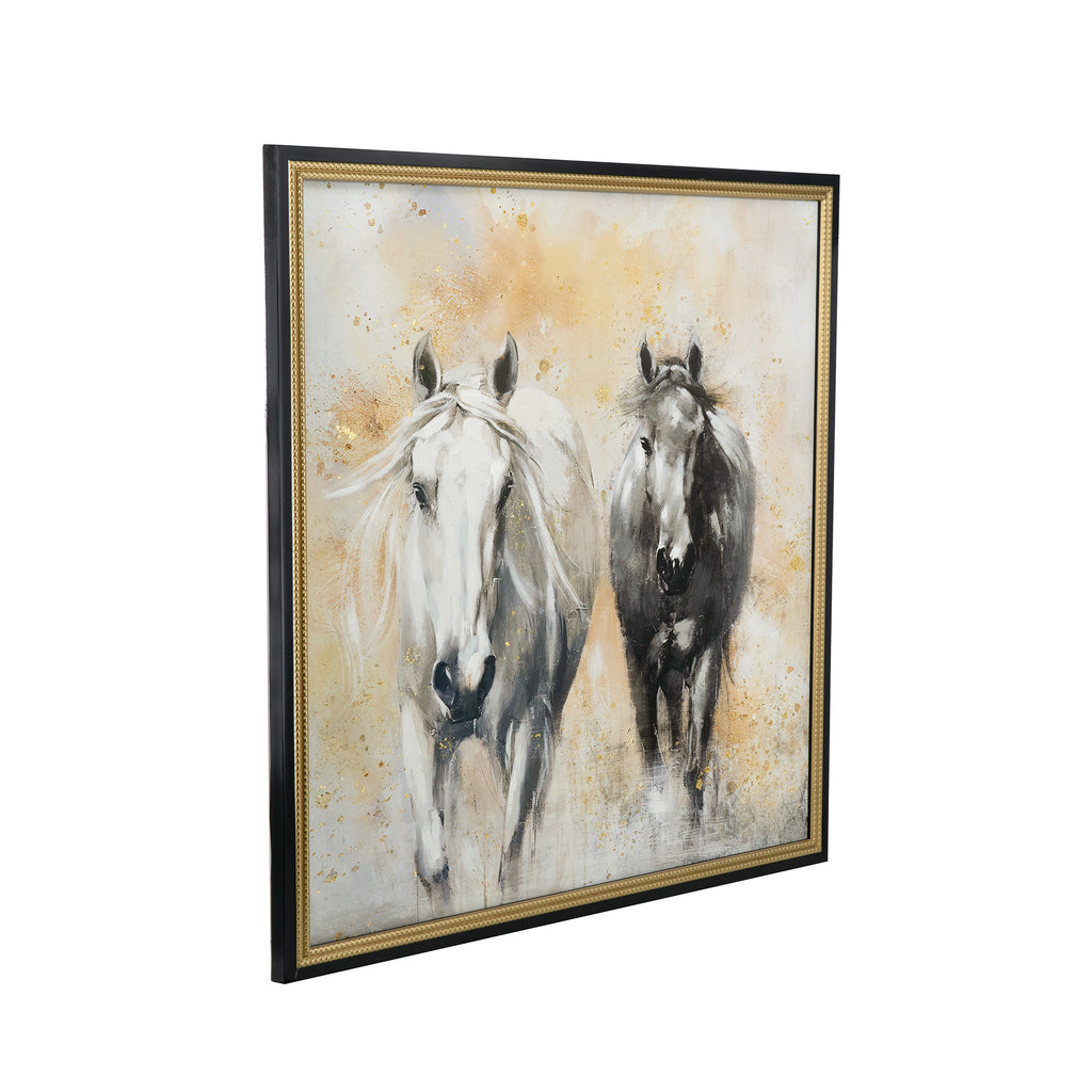 39.4x39.4" Realistic Hand-Painted Wall Décor