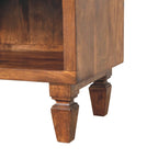 Solid Wood Cadiz Carved Shoe Bench
