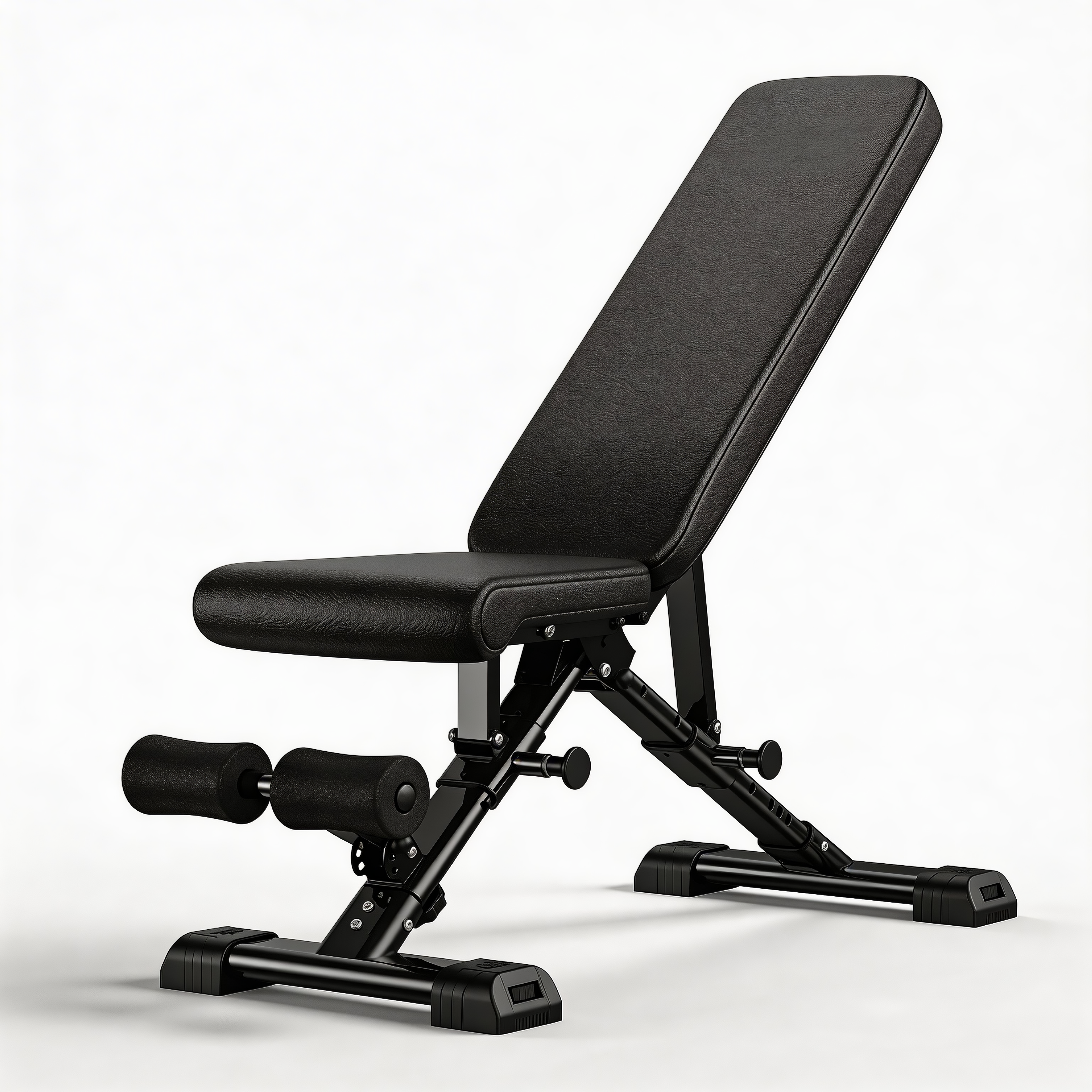 Adjustable Weight Bench with Resistance Bands