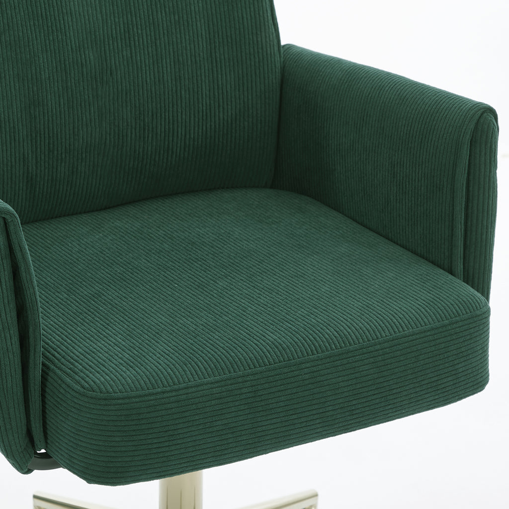 Mid-Back Liftable Office Chair in Green