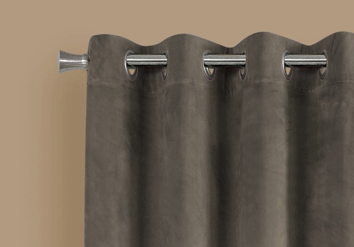 Room Darkening Grommet Curtain Panel Set (2pcs)