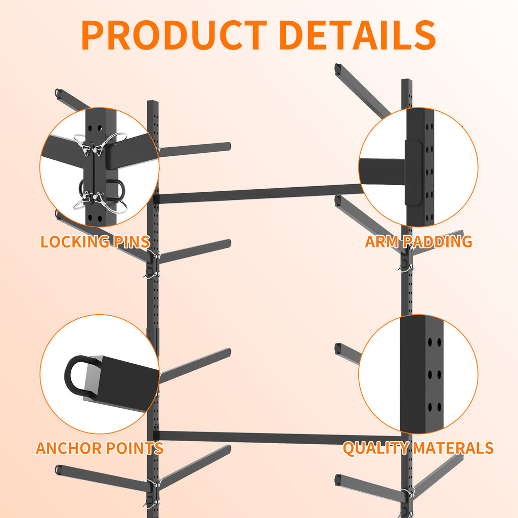82"H Kayak Storage Rack