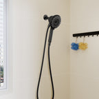 High Pressure Shower Heads 6 Spray Mode - Matte Black