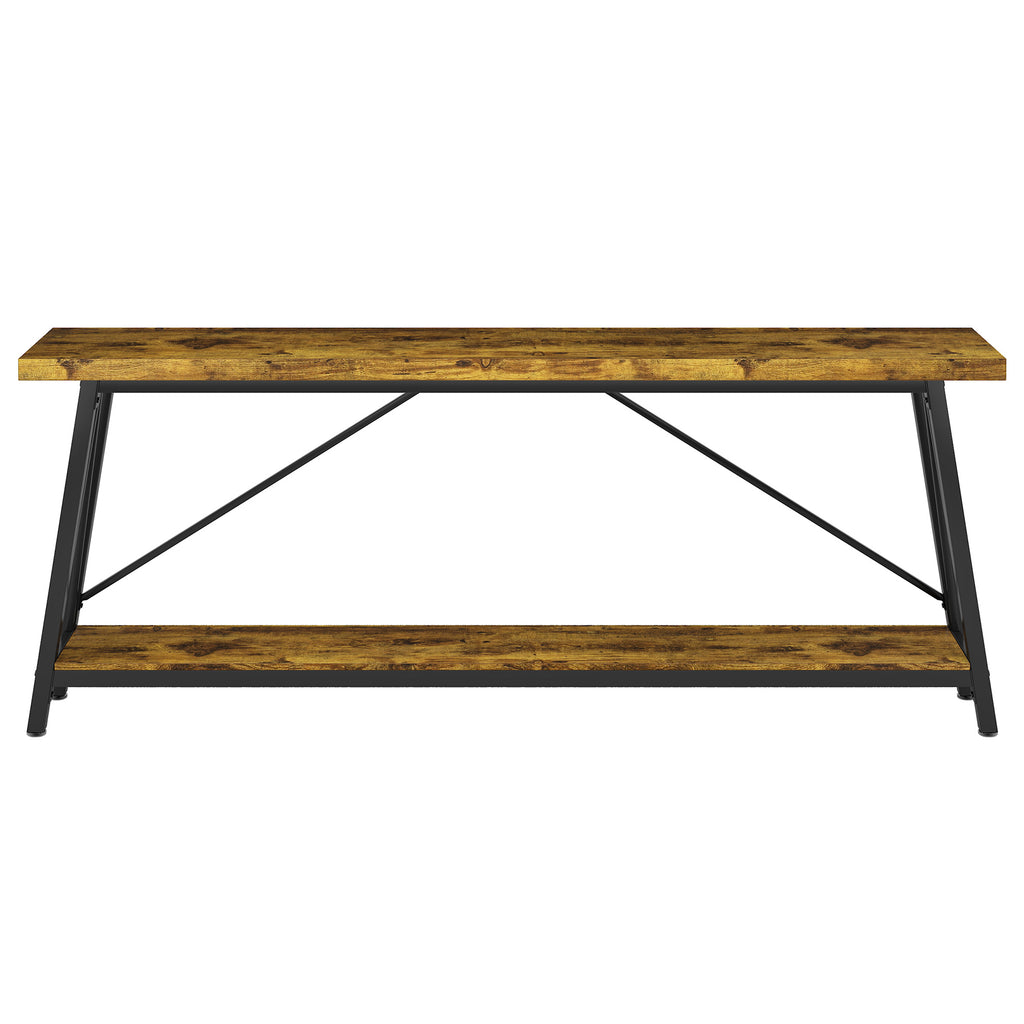70.9" Extra Long Rustic Industrial Sofa Table