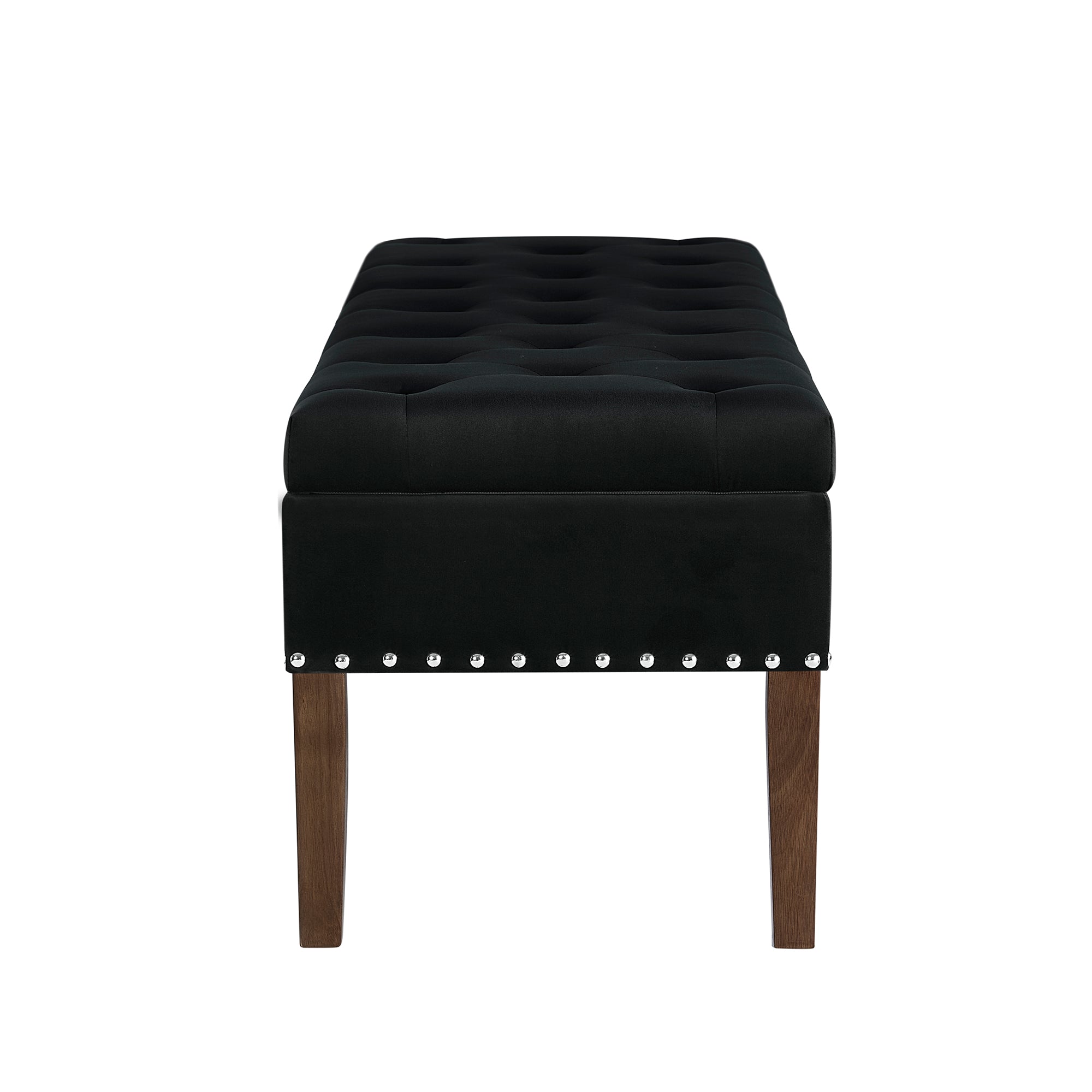 Tufted Bench With Storage