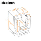 24" Bathroom Vanity with Sink