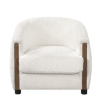 31.8" Modern Curved Barrel Accent Chair