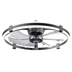 23.6'' LED Ceiling Fan Light Remote DC Motor