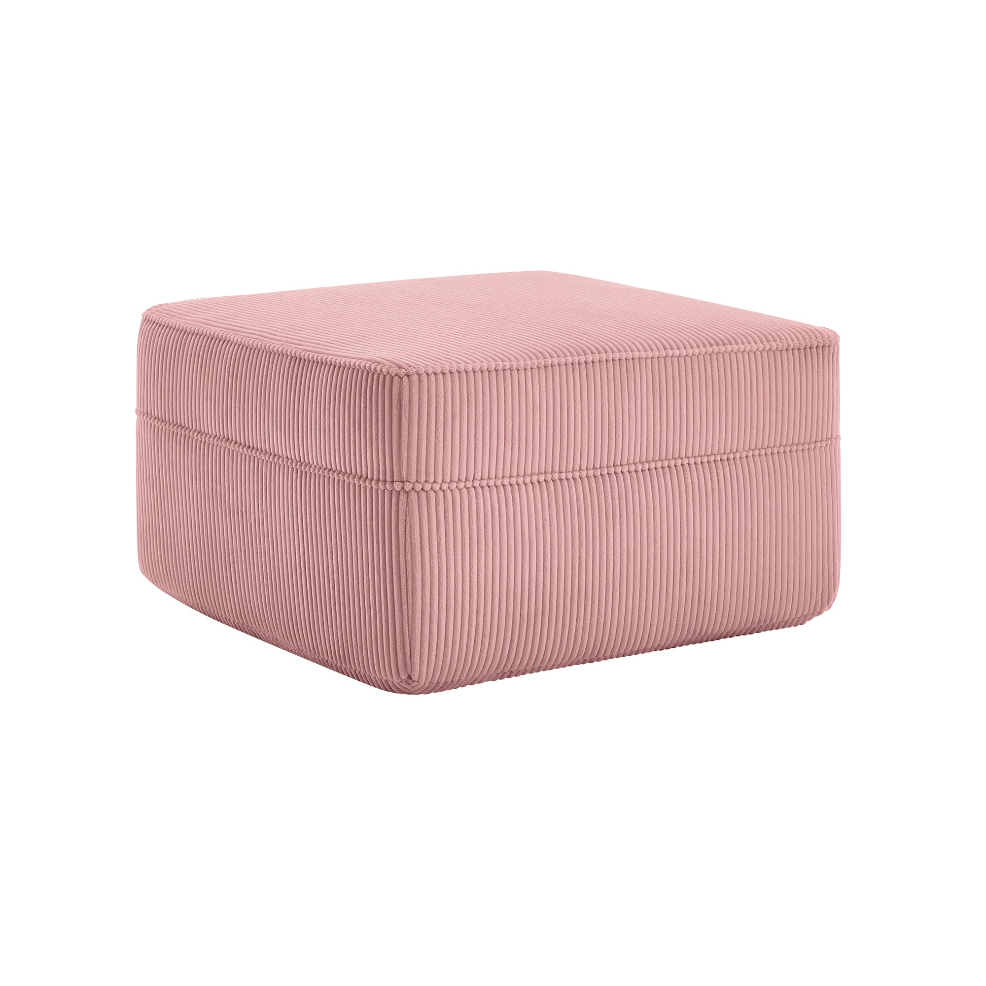 Ottoman Corduroy - Pink