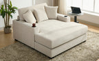 55" Oversized Chaise Lounger - Modern Style Sofa Couch