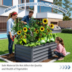 6x3x2ft Large Raised Garden Bed
