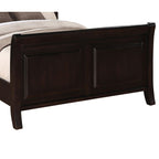 Stylish Transitional Full Bed in Cappuccino