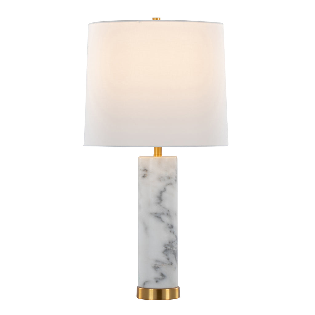 Marabella 26" Contemporary Marble Table Lamp