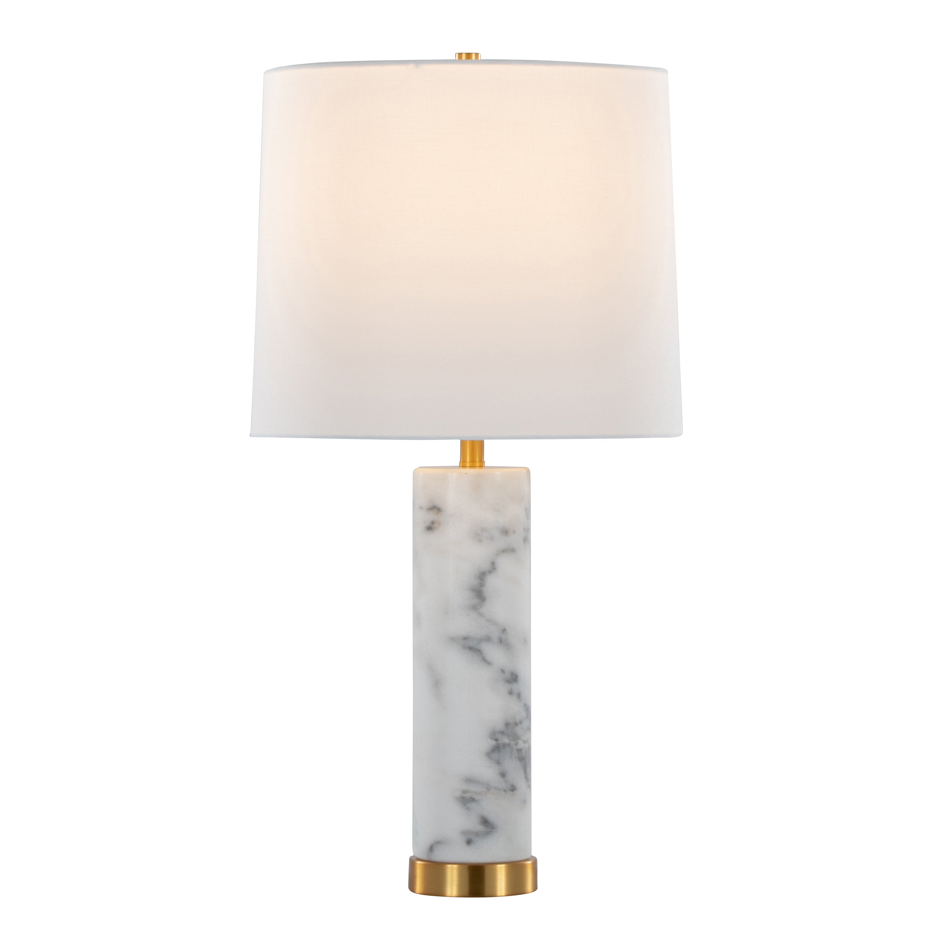 Marabella 26" Contemporary Marble Table Lamp
