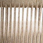 Casper Outdoor Left Arm Chair Acacia Wood and Woven Rope