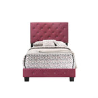 Charming Twin Bed In Cherry Finish
