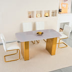 Modern Dining Chairs Set of 4, PU Leather
